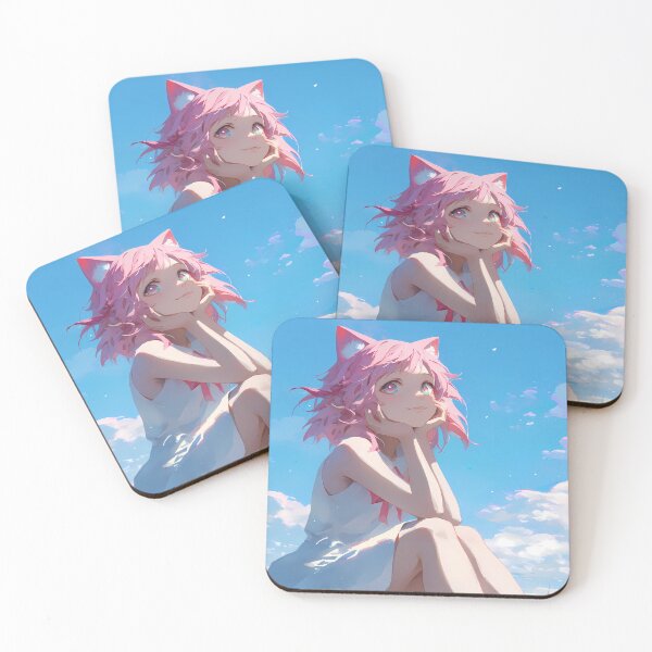 Item preview, Shikimori Micchon Shikimori Cutie Anime Summer Pink Sky Soft Cheer designed and sold by Tokyonomad.