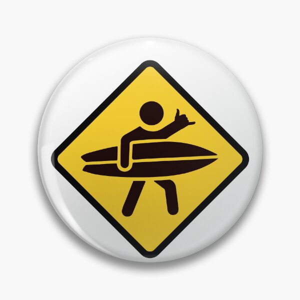 Item preview, Watch Out For Surfers Sign designed and sold by El Borincano.