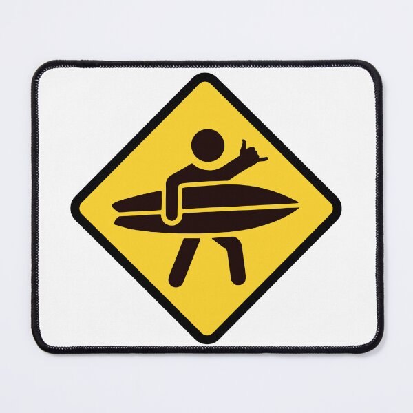 Item preview, Watch Out For Surfers Sign designed and sold by El Borincano.