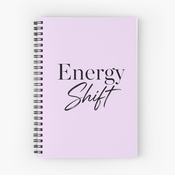Item preview, Energy Shift Minimalist Typography Design | Positive Mindset Quote Aesthetic | Self Growth Motivation Art designed and sold by Sanika arts .