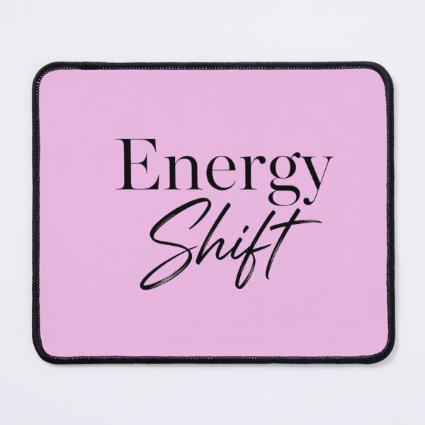 Item preview, Energy Shift Minimalist Typography Design | Positive Mindset Quote Aesthetic | Self Growth Motivation Art designed and sold by Sanika arts .