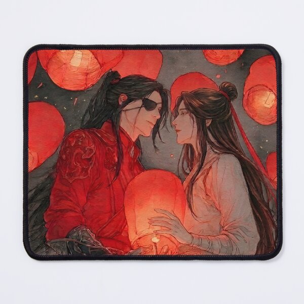 Item preview, Danmei Chinese Aesthetic Couple BL LGBT Yaoi Shounen Ai Anime Lanterns Romantic Scene designed and sold by nomu-nomu.