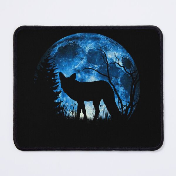 Item preview, Blue Moon Forest Fox Silhouette Aesthetic Design designed and sold by StyleBloomes.
