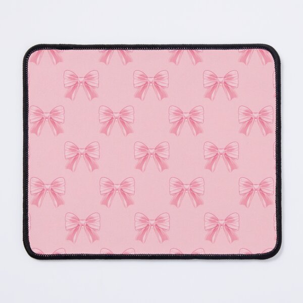 Item preview, Baby Pink Bows And Ribbons On Bubblegum Pink Background designed and sold by burbankdesigns.