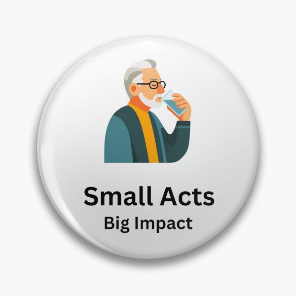 Item preview, Small Acts Big Impact – Caregiver Appreciation Quote designed and sold by AmoebaPress.