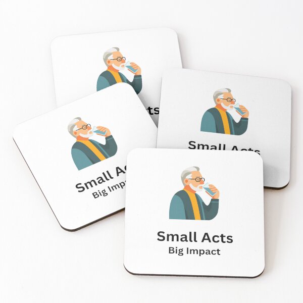 Item preview, Small Acts Big Impact – Caregiver Appreciation Quote designed and sold by AmoebaPress.