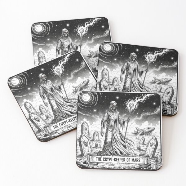 Item preview, The Crypt-Keeper of Mars - Vintage Sci-Fi Horror designed and sold by TOCOCLAWS.