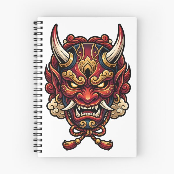 Item preview, Red and Gold Oni designed and sold by AtanichiStore.