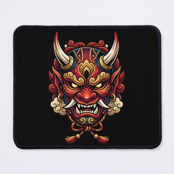 Item preview, Red and Gold Oni designed and sold by AtanichiStore.