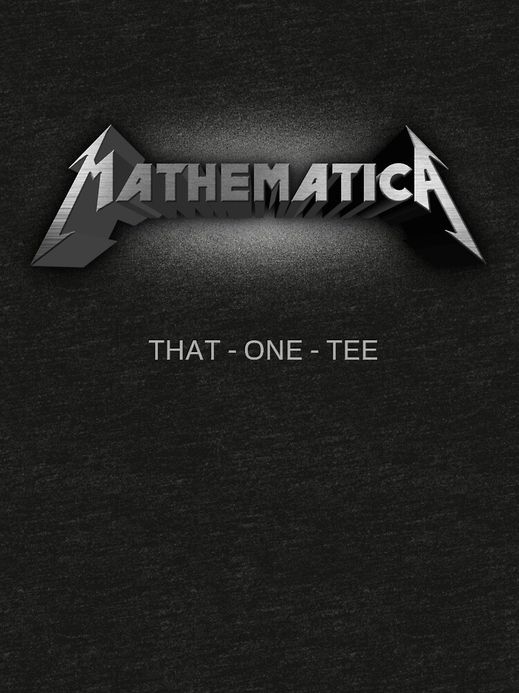 mathematica shirt