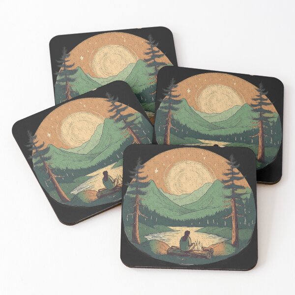 Item preview, Introvert Hiking Club Nature Scene  designed and sold by thelivingrp.