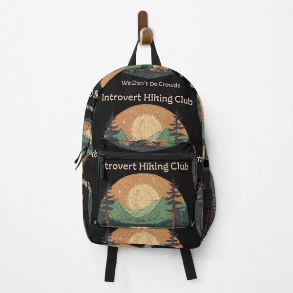 Item preview, Introvert Hiking Club Nature Scene designed and sold by thelivingrp.