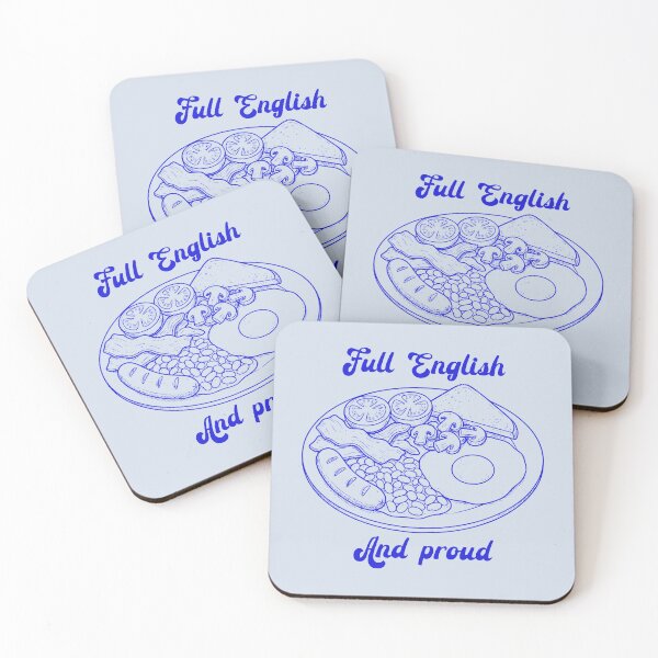 Item preview, Full English And Proud Funny Patriotic Breakfast Design designed and sold by MeatyTees.