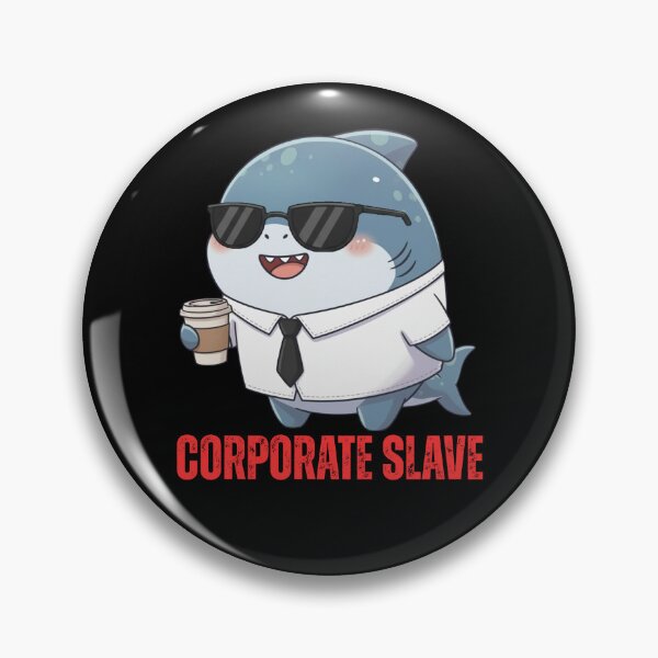 Item preview, Corporate Slave Shark designed and sold by Nature's Chibis.
