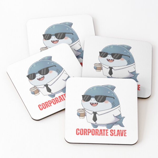 Item preview, Corporate Slave Shark designed and sold by Nature's Chibis.