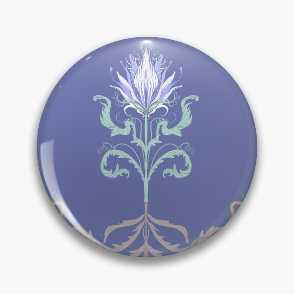 Aperçu de l'œuvre Coussin décoratif lavande à motif floral Art nouveau élégant créée et vendue par FestivityFinds.