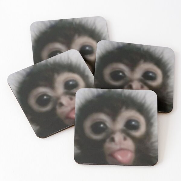 Item preview, Baby Monkey with Tongue Out designed and sold by Spring Things.