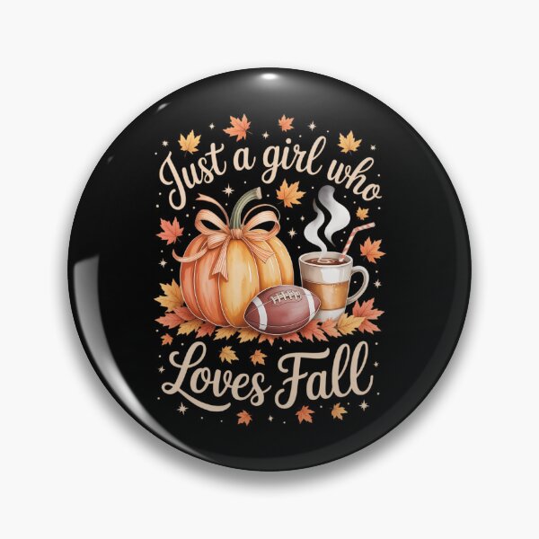 Item preview, Just A Girl Who Loves Fall Pumpkin Cozy Autumn  designed and sold by Moon-Ape.