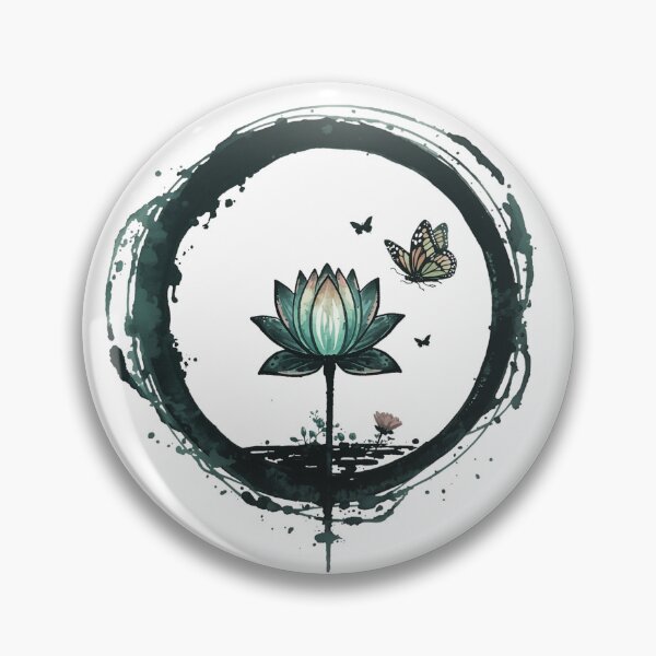 Item preview, Spiritual Awakening Symbols: Butterfly, Lotus and Enso Circle - 2 designed and sold by JJayCreative.