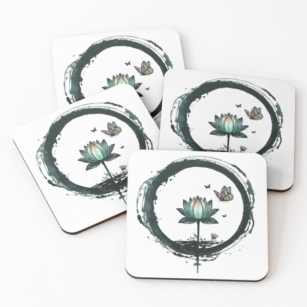 Item preview, Spiritual Awakening Symbols: Butterfly, Lotus and Enso Circle - 2 designed and sold by JJayCreative.