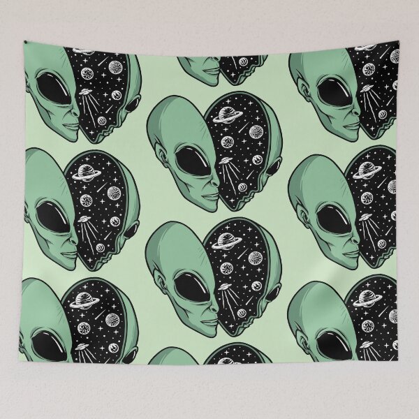 Item preview, Alien and the Starry Universe Design designed and sold by thelivingrp.