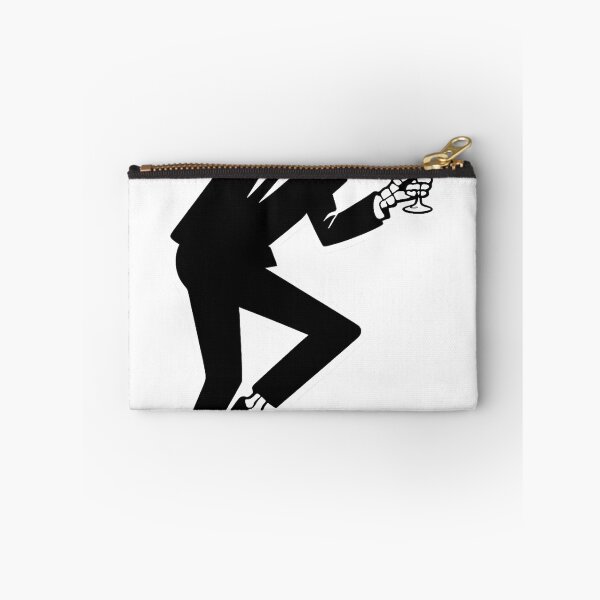 Item preview, Ska Skeleton Martini Sticker – Rude Boy 2 Tone Dance, Black & White - the beat, bad manner, the specials designed and sold by PIXEL POP DESIGNS - Beyond the Norm!.