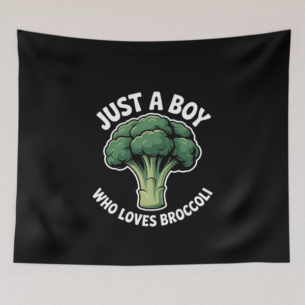 Item preview, Kids Just A Boy Who Loves Broccoli designed and sold by Moon-Ape.
