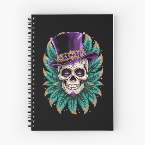 Artikelvorschau, Mardi Gras Zuckerschädel-Karneval New Orleans entworfen und verkauft von Moon-Ape.