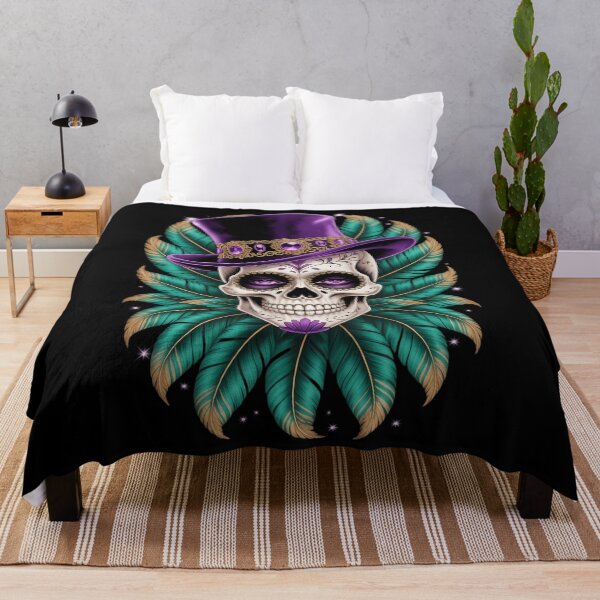 Item preview, Mardi Gras Sugar Skull Carnival New Orleans designed and sold by Moon-Ape.