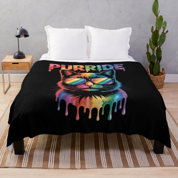 Artikelvorschau, Regenbogenmonat der Rechte von Schwulen und Lesben LGBTQ-Katze entworfen und verkauft von dischodetino.