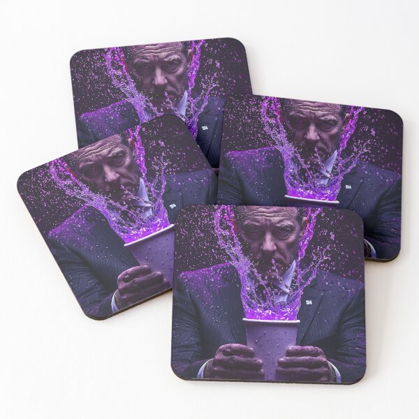Item preview, Frank Underwood Purple Lean Cinematic Art designed and sold by WockWave.