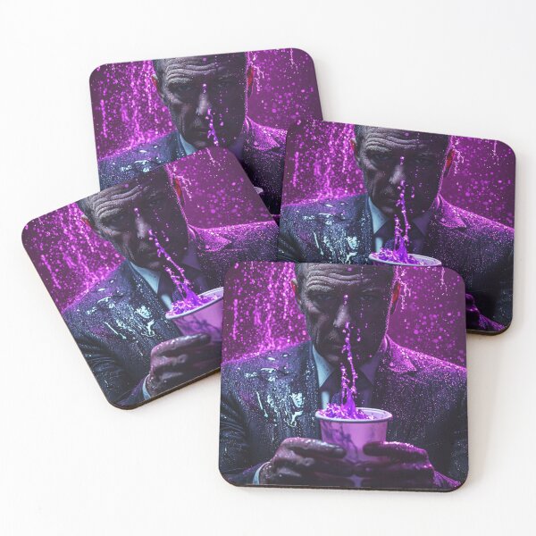 Item preview, Frank Underwood Purple Lean Cinematic Art designed and sold by WockWave.