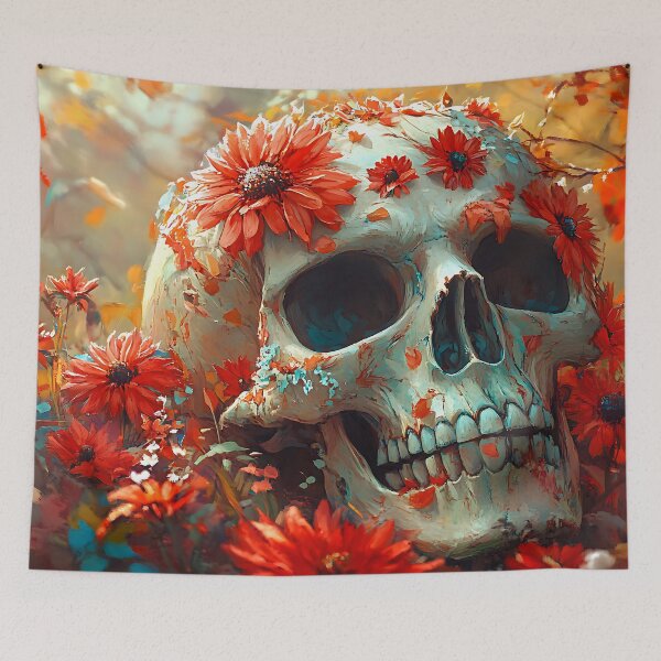Item preview, Blooming Skulls designed and sold by Boddicca.