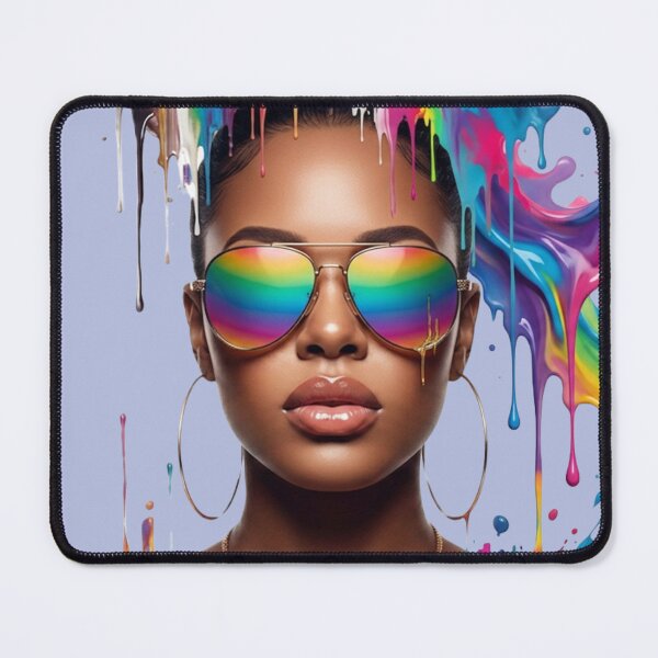 Item preview, Vibrant Color Drip Portrait designed and sold by Vivid Trace.