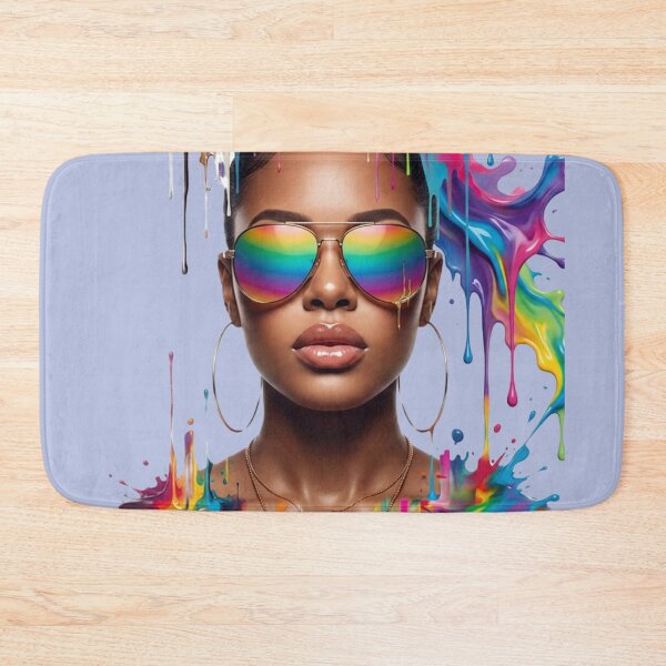 Item preview, Vibrant Color Drip Portrait  designed and sold by Vivid Trace.