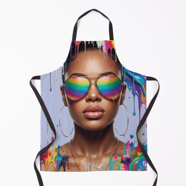 Item preview, Vibrant Color Drip Portrait designed and sold by Vivid Trace.