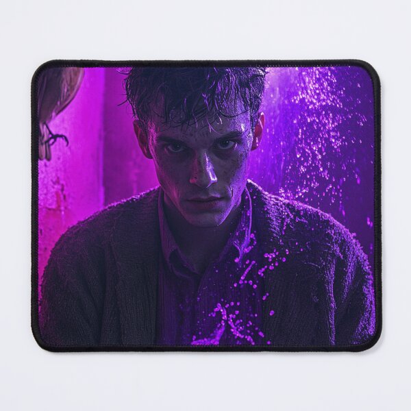 Item preview, Norman Bates Purple Drip Art Print designed and sold by WockWave.