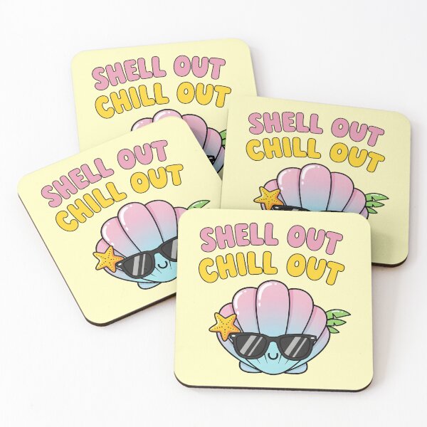 Item preview, Shell Out, Chill Out – Funny Seashell Summer Design designed and sold by Sea Gem.