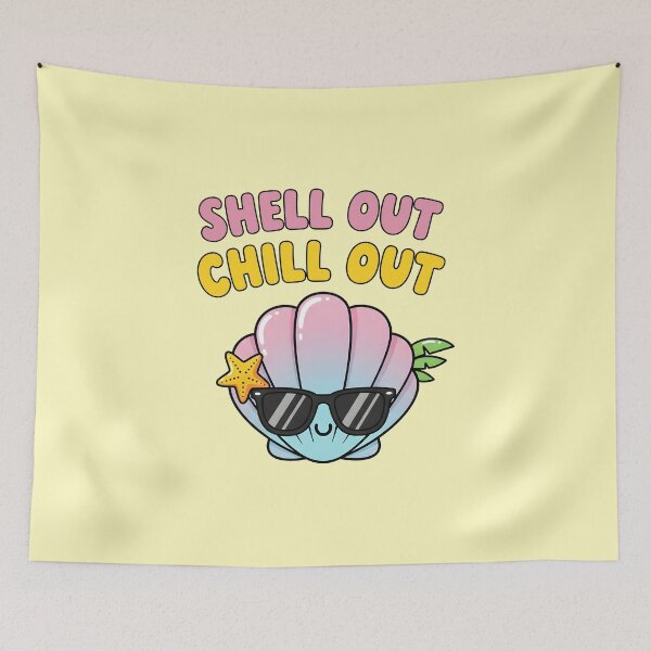 Item preview, Shell Out, Chill Out – Funny Seashell Summer Design designed and sold by Sea Gem.