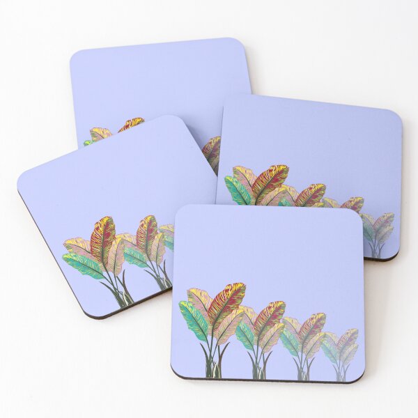 Item preview, Colorful Abstract Feather Leaf Botanical Illustration designed and sold by auran14.