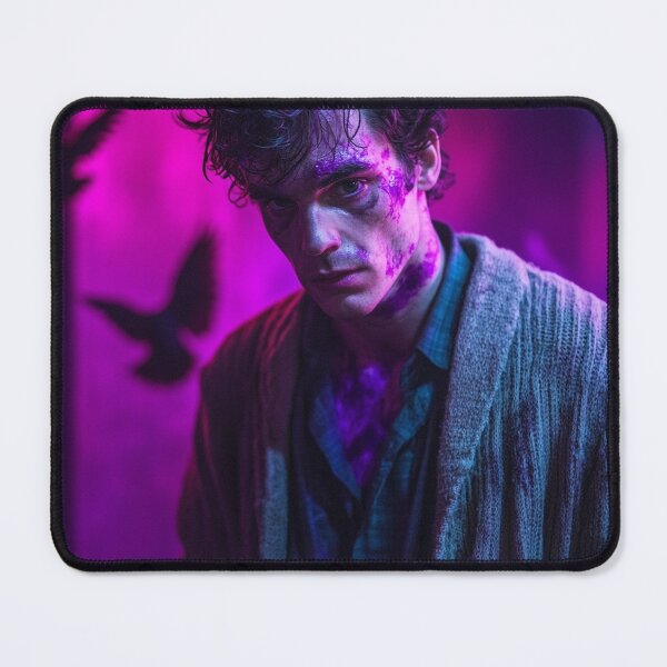 Item preview, Norman Bates Purple Drip Art Print designed and sold by WockWave.