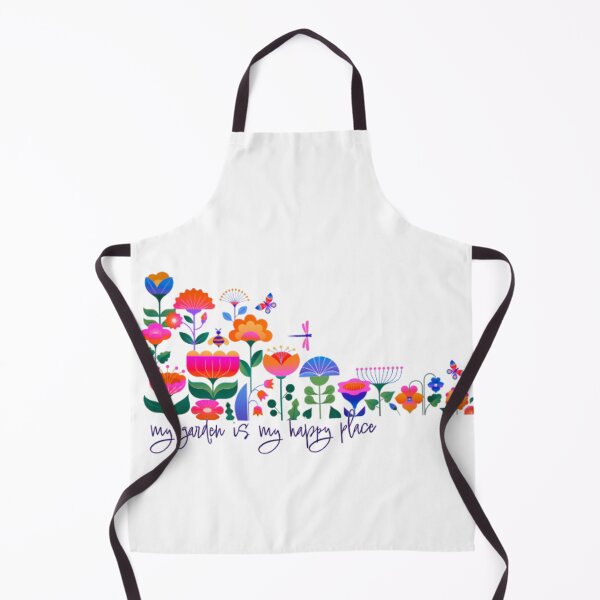 Item preview, my garden is my happy place flowers & butterflies design designed and sold by thelivingrp.