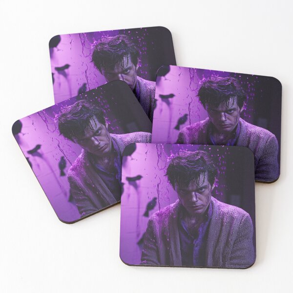 Item preview, Norman Bates Purple Drip Art Print designed and sold by WockWave.