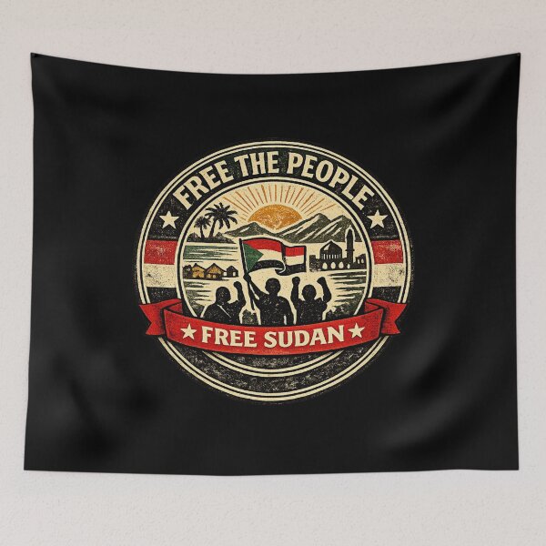 Item preview, Free The People - Free Sudan designed and sold by DIRTYDUNNZ.