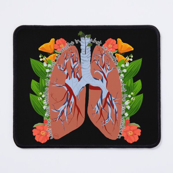 Item preview, lungs botanical - Arthur Waskow quote designed and sold by SaharBareket.