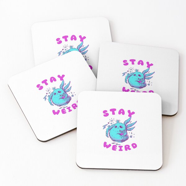 Item preview, Adorable Blue Axolotl Stay Weird Art designed and sold by LazyGirlClubStore .