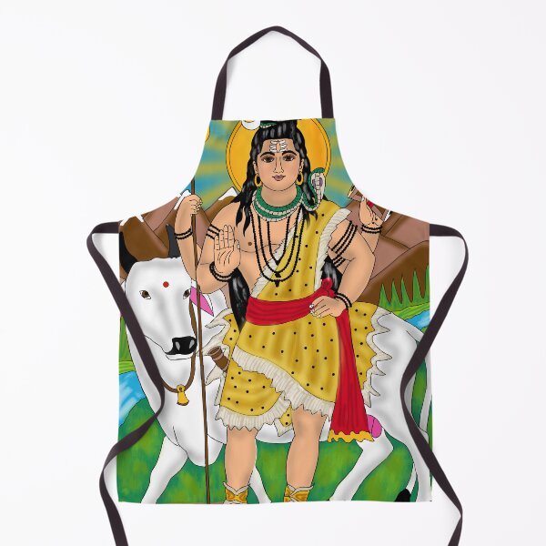 Item preview, Mahadev Sacred Art Design – Shiva Cosmic Power Illustration designed and sold by Harshit_Digital_Arts.