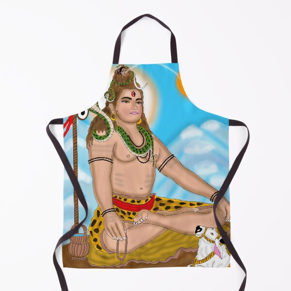 Item preview, cShiva Mythological Artwork – Hindu God Spiritual Illustration designed and sold by Harshit_Digital_Arts.