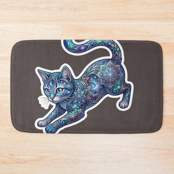 Item preview, Cosmic Cat Mandala designed and sold by HOPPER420.