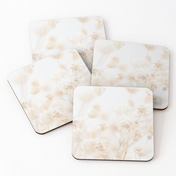 Item preview, Gypsophila elegant beige small flowers with natural blur background macro designed and sold by TanalyFlowers.